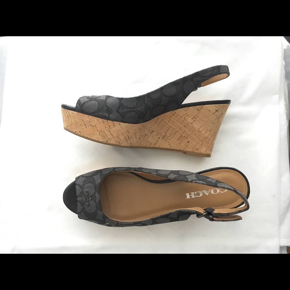 Coach Wedge Sandals (Authentic!!)
